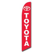 Bandera Publicitaria Toyota Roja Image