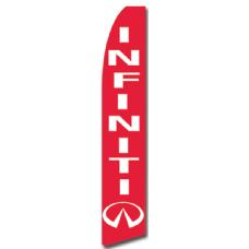 Bandera Publicitaria tipo Vela Infiniti Roja Image