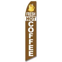 Bandera Publicitaria Fresh Hot Coffee Image