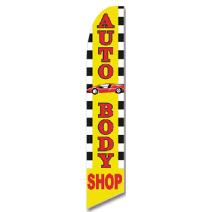 Bandera Publicitaria Auto Body Shop Image