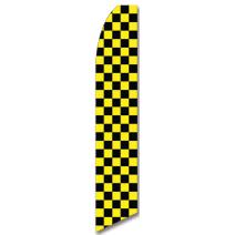 Bandera Publicitaria Black and Yellow Chekered Image