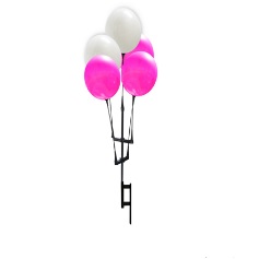 nube de globos